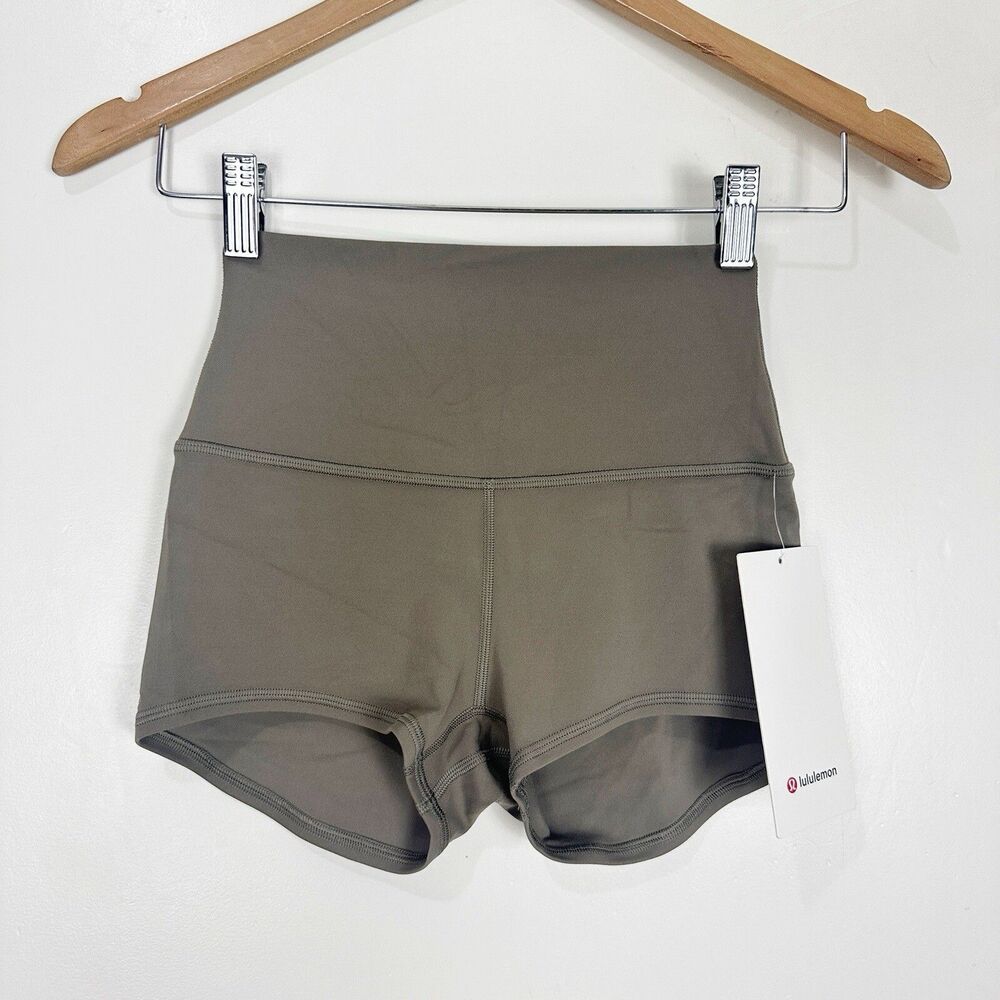 NWT Lululemon Align High Rise Short 2" Nomad Size 4 Yoga Pilates Training Gym